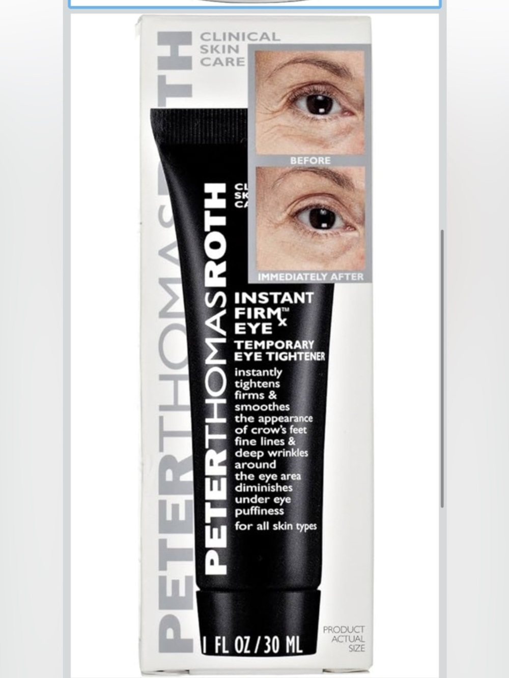 Peter Thomas Roth Instant FirmX Eye 30ml new in box